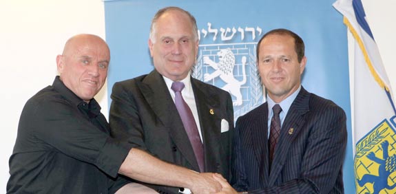 ניר ברקת , רון לאודר , יוסי ורשבסקי / צלם: סיון פרג'